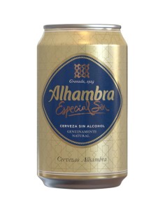 CERVEZA ALHAMBRA S/ALC. LT/33CL
