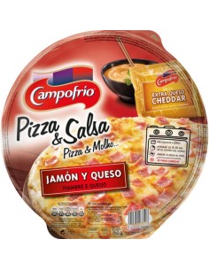 PIZZA JAMON-QUESO MOZZAR. CAMPOFRIO 360G