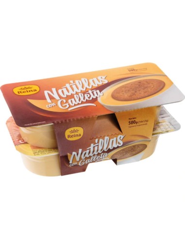 NATILLAS C/GALLETA REINA P-4 125G