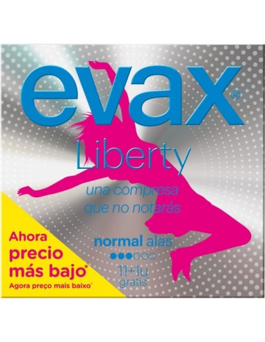 COMPRESAS LIBERTY NORMAL-ALAS 12U