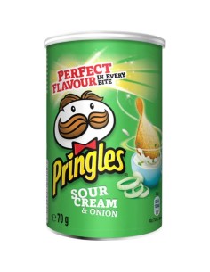 PATATAS CREAM&ONION PRINGLES 70G