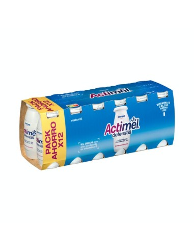 ACTIMEL LIQ. NAT. DANONE 12X100G