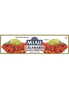 CALAMARES SALSA AMERICANA MIAU 3X78G