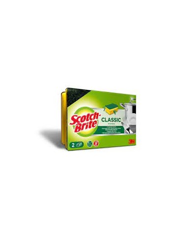 SCOTCH-BRITE SALVAUÑAS FIBRA VERDE PACK 3
