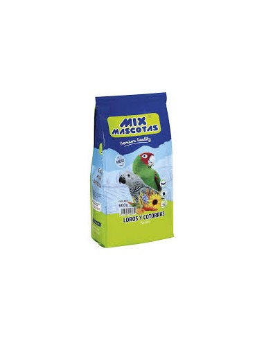 ALIMENTO LOROS Y COTORRAS 600G