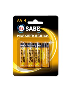PILAS ALCALINAS LR06 IFA-SABE 4U