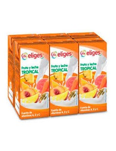 ZUMO FRUTA+LECHE TROPICAL IFA 6X200ML