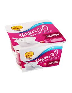 YOGUR NATURAL 0% EDUL. REINA 4X125G