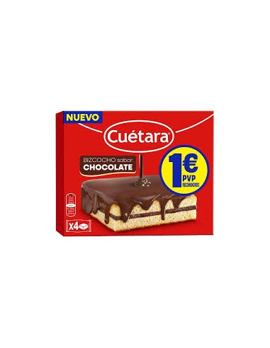 BIZCOCHO CUETARA CHOCOLATE 112G