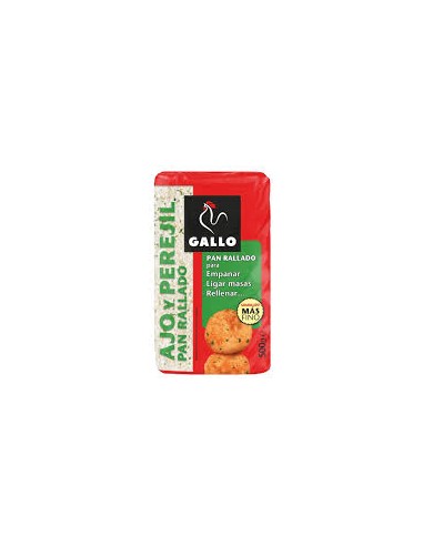 PAN RALLADO AJO/PEREJIL GALLO 500G 