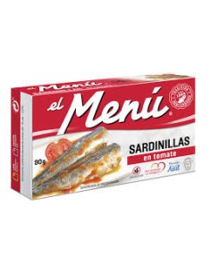 SARDINILLAS C/TOMATE MENU 90G