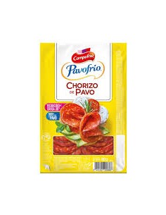 LONCH. CHORIZO PAVOFRIO 100% 65G