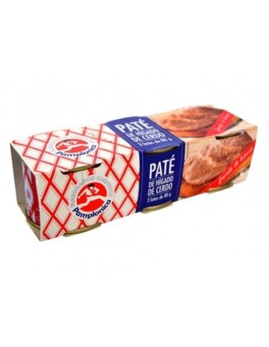 PATE DE HIGADO PAMPLONICA 3X80G