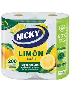 PAPEL COCINA MAXI LIMON NICKY  2U