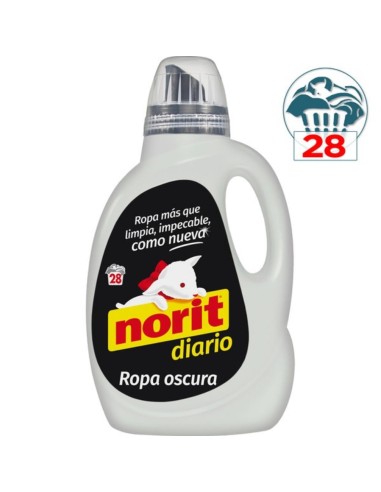 DETERG. LIQ. DIARIO ROPA OSCURA NORIT 28D 1.5L