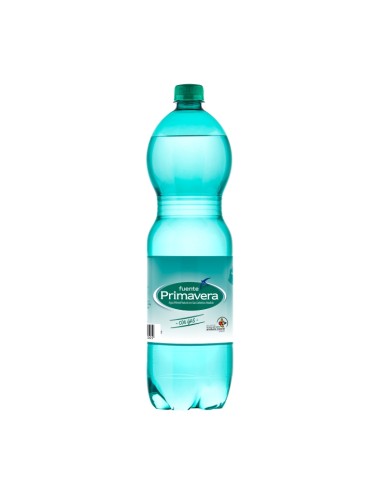 AGUA MINERAL C/GAS FUENTE PRIMAVERA 1.5L