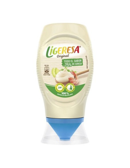 MAYONESA LIGERESA LIGHT BOCABAJO 250ML