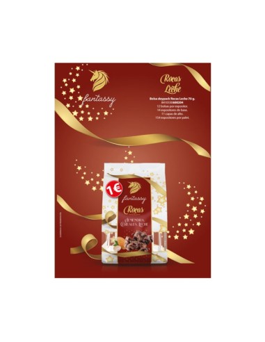 BOMBONES FANTASSY ROCAS ALM/CER/LECHE 70G