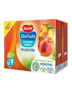 DISFRUTA JUVER MELOCOTON S/A 6X200ML