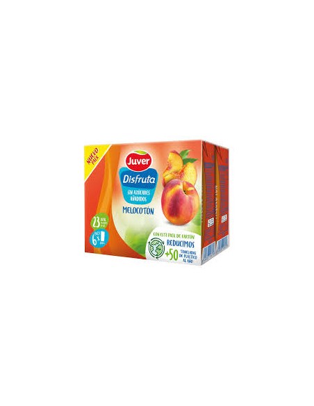 DISFRUTA JUVER MELOCOTON S/A 6X200ML