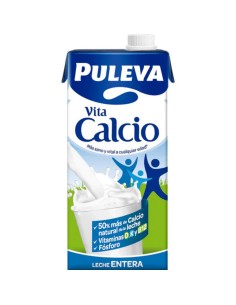 LECHE ENTERA CALCIO PULEVA 1L