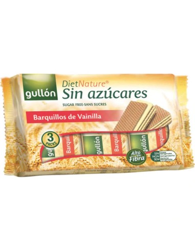 BARQUILLO VAINILLA ZERO GULLON 180G