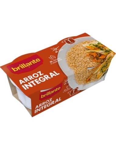 ARROZ BRILLANTE INTEGRAL VASITO 2X125G