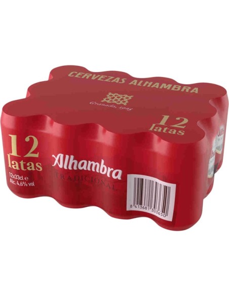 CERVEZA ALHAMBRA LT/33CL
