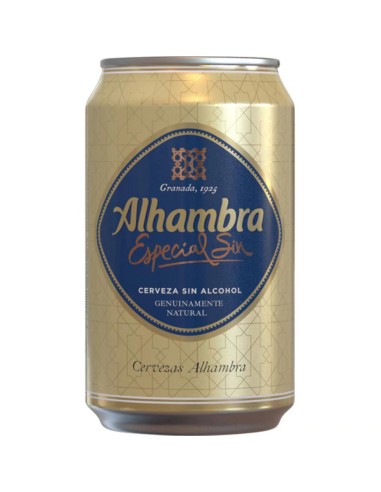 CERVEZA ALHAMBRA S/ALC. LT/33CL