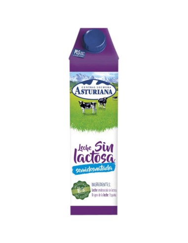 LECHE SEMID. S/LACT. ASTURIANA BK/1L