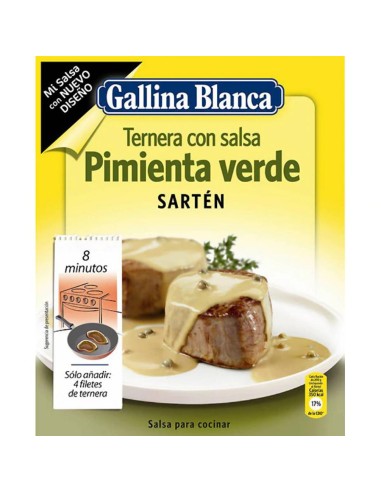 SALSA PIMIENTA VERDE GALLINA BLANCA 50G