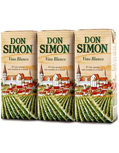 D. SIMON VINO BLANCO 3X187ML