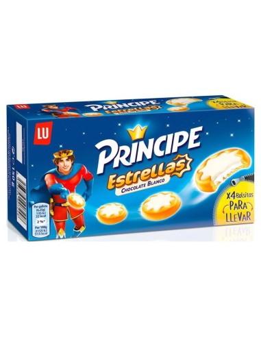 PRINCIPE ESTRELLITAS CHOCO-BLANCO 150G