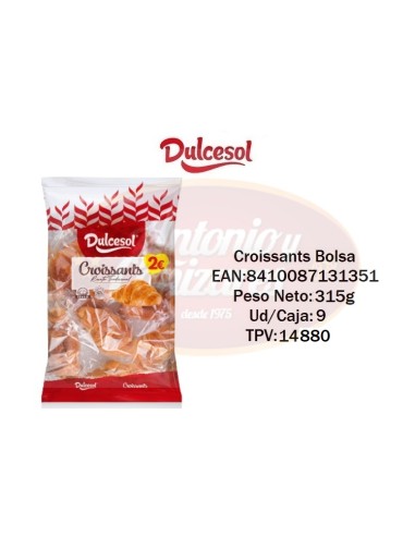 CROISSANTS DULCESOL 315G