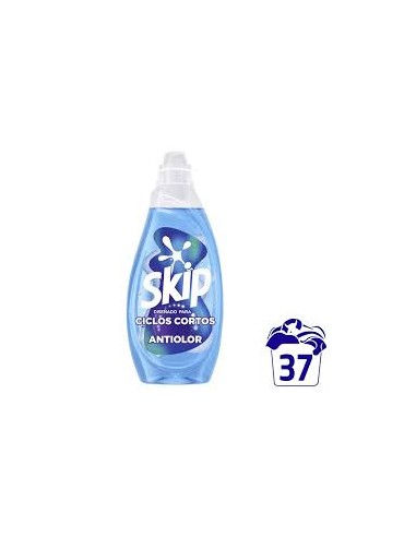 DETERG. LIQ. SKIP CICLOS CORTOS STOP OLOR  37D...