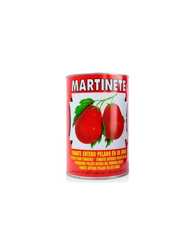 TOMATE NATURAL PELADO MARTINETE 400G