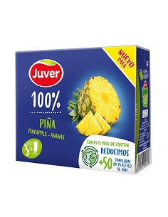 ZUMO PIÑA JUVER 3X200ML