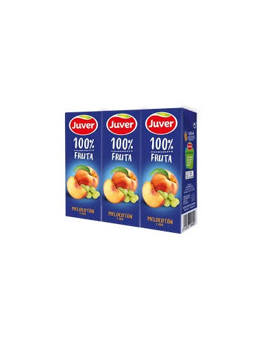 ZUMO MELOCOTON JUVER 3X200ML