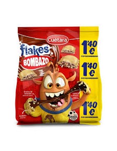 GALLETAS CHOCO FLAKES BOMBAZO 120G