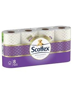 PAPEL HIGIENICO ACOLCHADO SCOTTEX 3C 8U