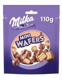 GALLETAS MINI WAFERS MILKA 110G 2