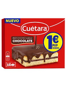 BIZCOCHO CUETARA CHOCOLATE 112G