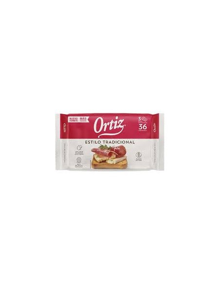 PAN TOSTADO ORTIZ 320G 36U