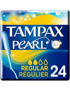 TAMPONES TAMPAX REGULAR PEARL 24U
