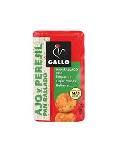 PAN RALLADO AJO/PEREJIL GALLO 500G 