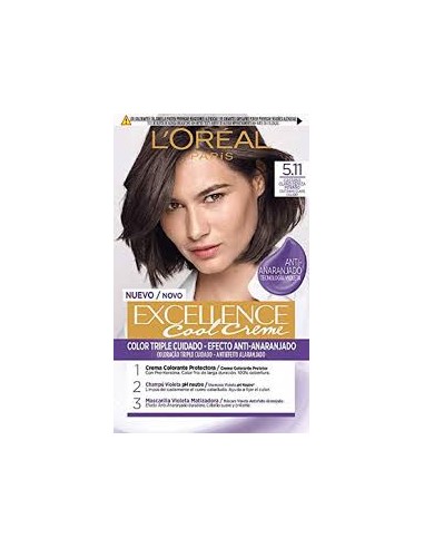 TINTE CASTAÑO CLA. CEN. INT. LOREAL EXCELLENCE...