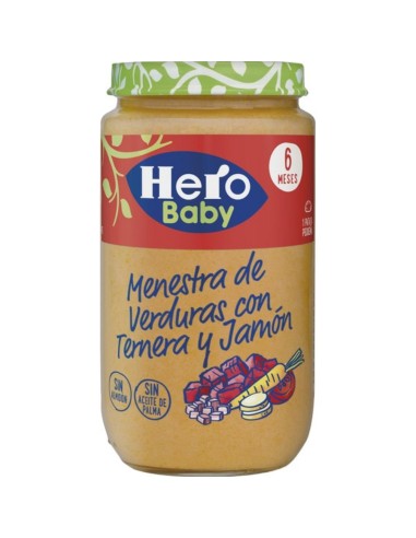 POTITO MENESTRA VERDURA CON TERNERA HERO 235G