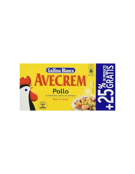 CALDO POLLO AVECREM PAST/8+2U