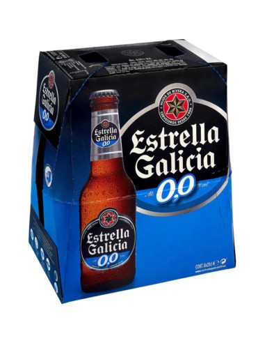 CERVEZA ESTRELLA GALICIA 0.0% 6X25CL