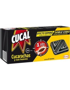 INSECTICIDA TRAMPA CUCARACHAS CUCAL 6U